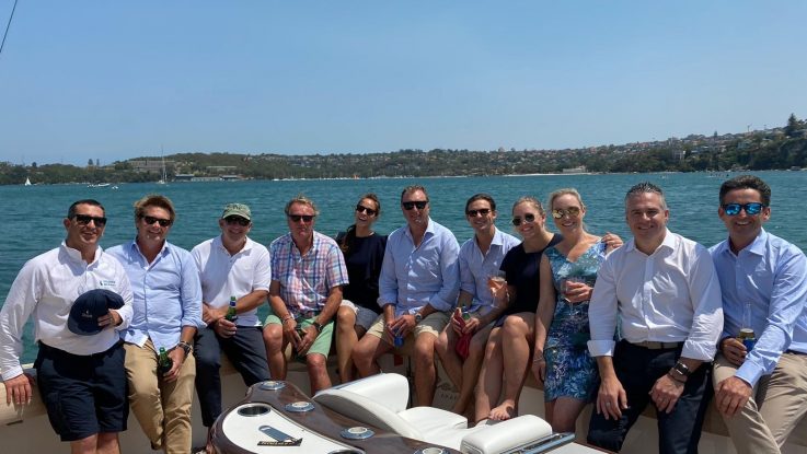 d'Albora team-building cruise on Sydney Harbour